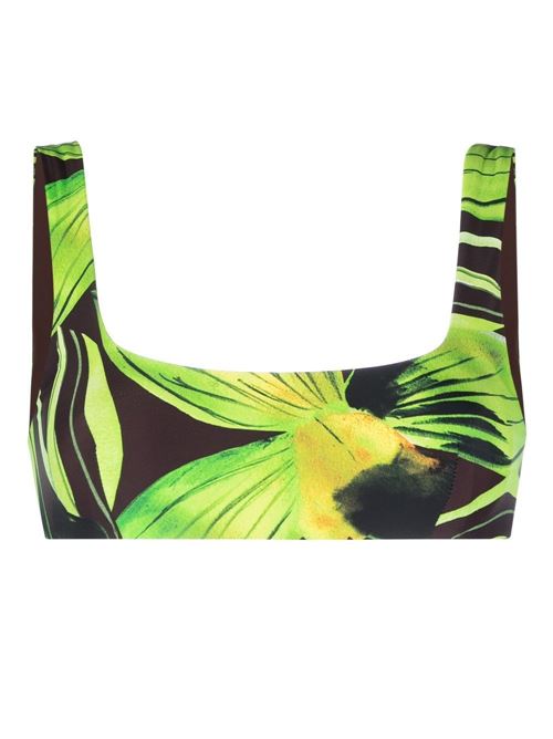 Scoop print bikini top LOUISA BALLOU | 1171074000